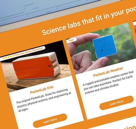 Myriad Sensors - Pockelab Page